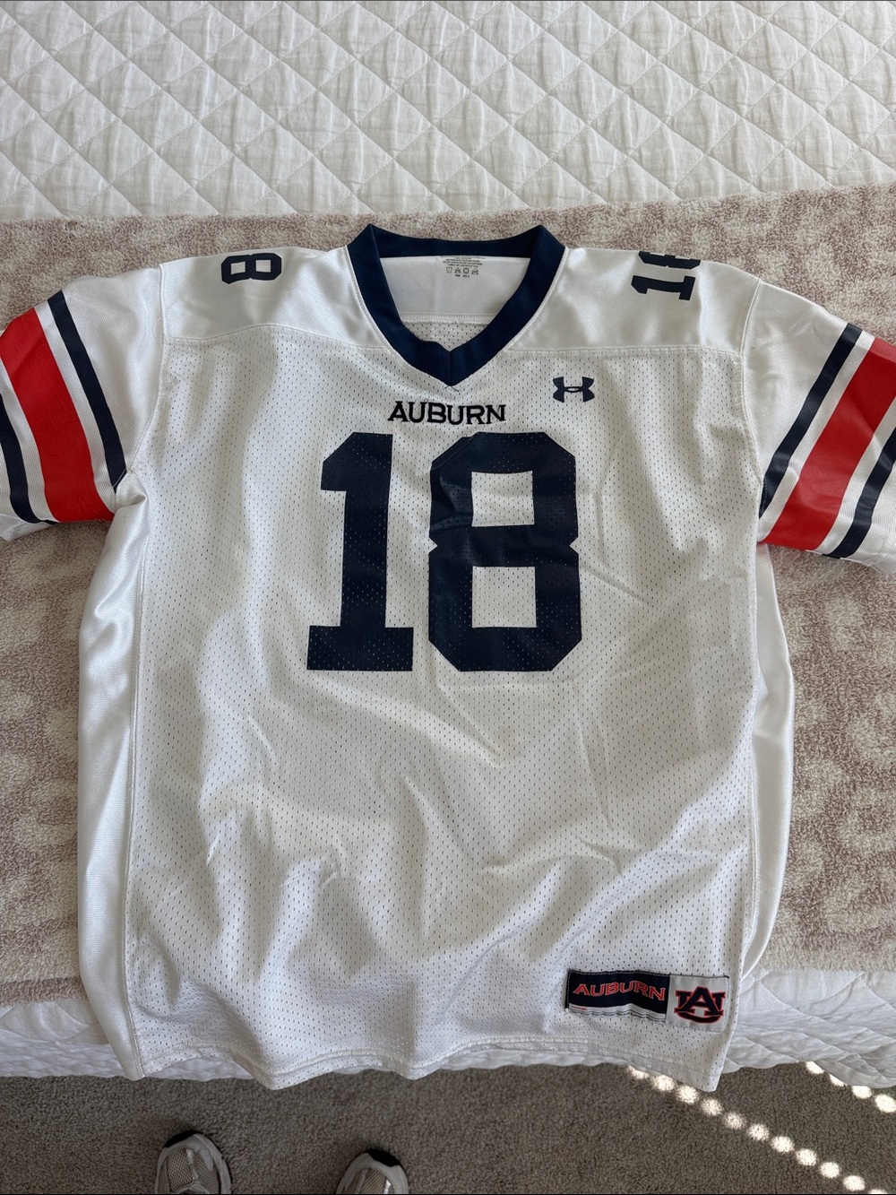 White Auburn Jersey